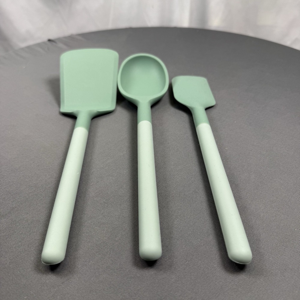 CWC Green 3PC Silicone Cooking Utensils